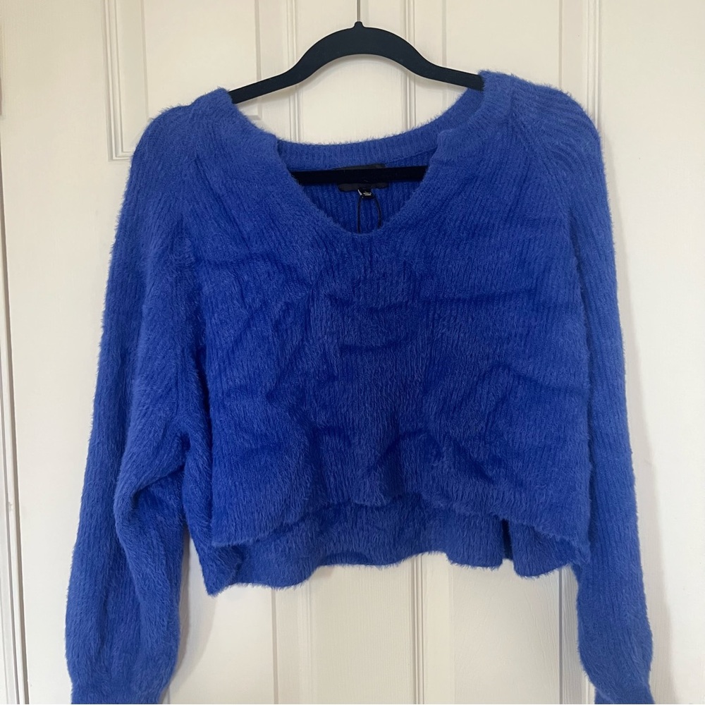Fluffy Cotton Candy LA sweater